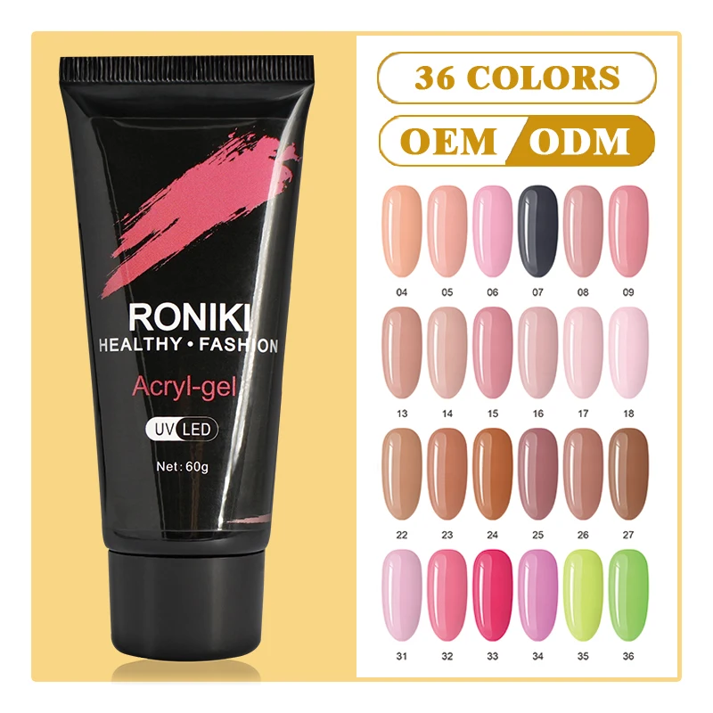 RONIKI стойкий УФ-гель для наращивания