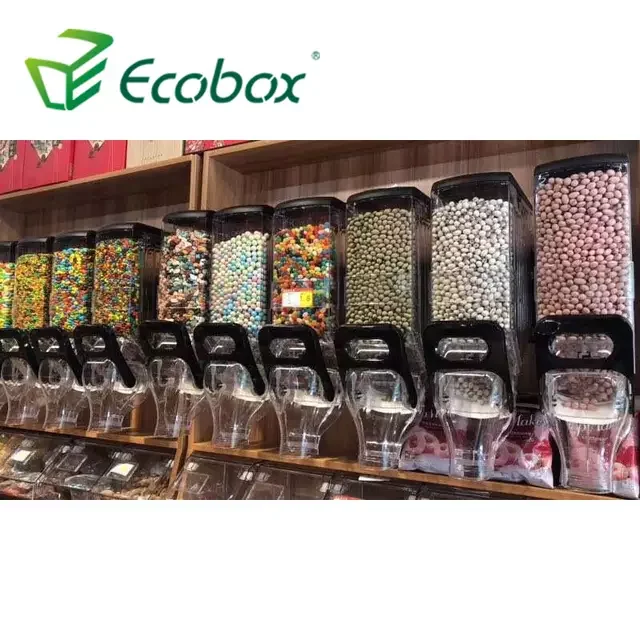 Ecobox Supermarket and Retail Store Transparent Plastic Bulk Food
