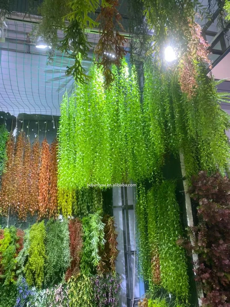 Hanging Willow Artificial Greens Ceiling Plants Greenery For Decoration