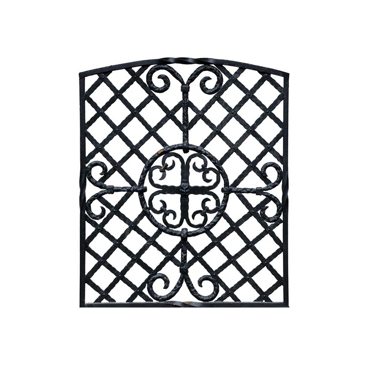 China Factory Custom Latest Anti Theft Metal windows Design House Villa Exterior Burglar Proof Wrought Iron Window with Grill