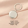 Round glossy steel color