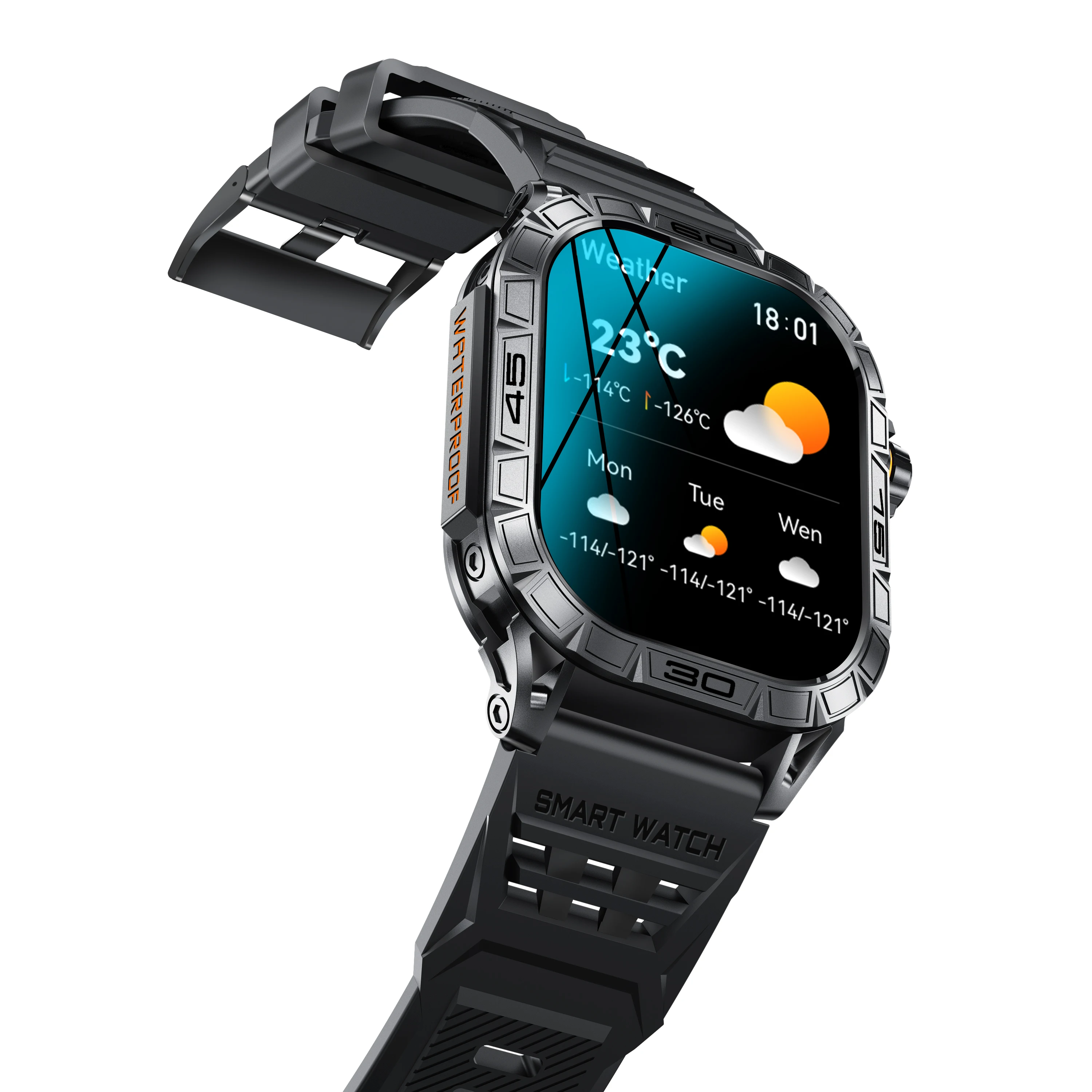 K63 Smart Watch IP68 Waterproof, BT Touchscreen Smart Watch