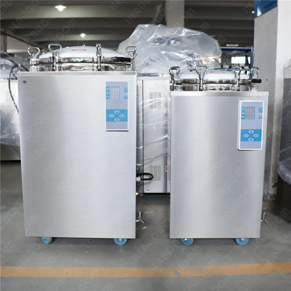 Cost Effective 35L 50L 75L 100L 120L 150L Automatic Pressure Steam Sterilizer Vertical Autoclave Sterilization