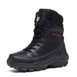 Comfort Hard-wear PU+rubber Outsole Combat Boots Original Belleville Steel Toe Available Tactical Boots Africa Russia