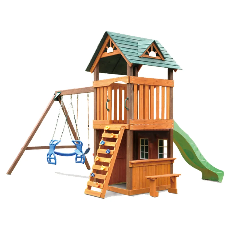 cheap wood swing sets for sale