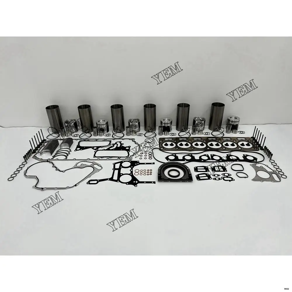 C7.1 Overhaul Kit With Cylinder Gaskets Set Piston Rings Liner Bearing Valves for Caterpillar