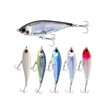 Cheery New 70mm 8.2g Slowly Sinking 3D Fishing Lures Saltwater Pesca Artificial Bait for River Fishing – Lure – view 2