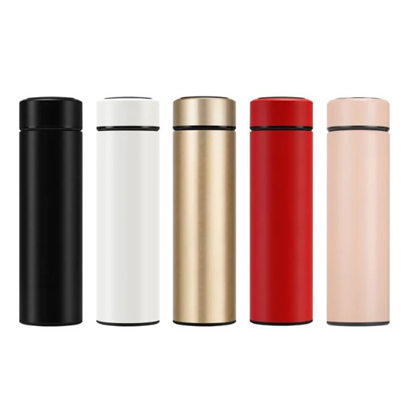 Smart Water Bottle Portable Thermos 304 Stainless Steel Led Temperature  Display