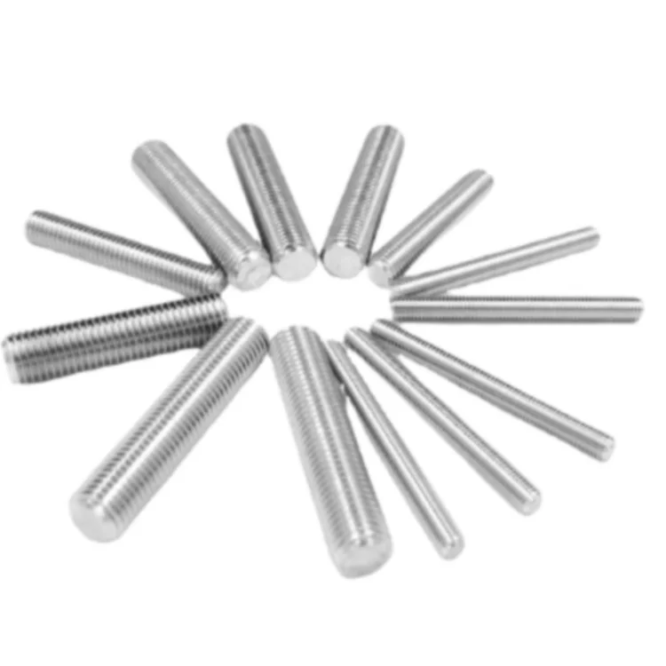 Right Hand Threads Fully Threaded Rod Screw Stainless Steel Nut Bolt with Zinc Finish factory