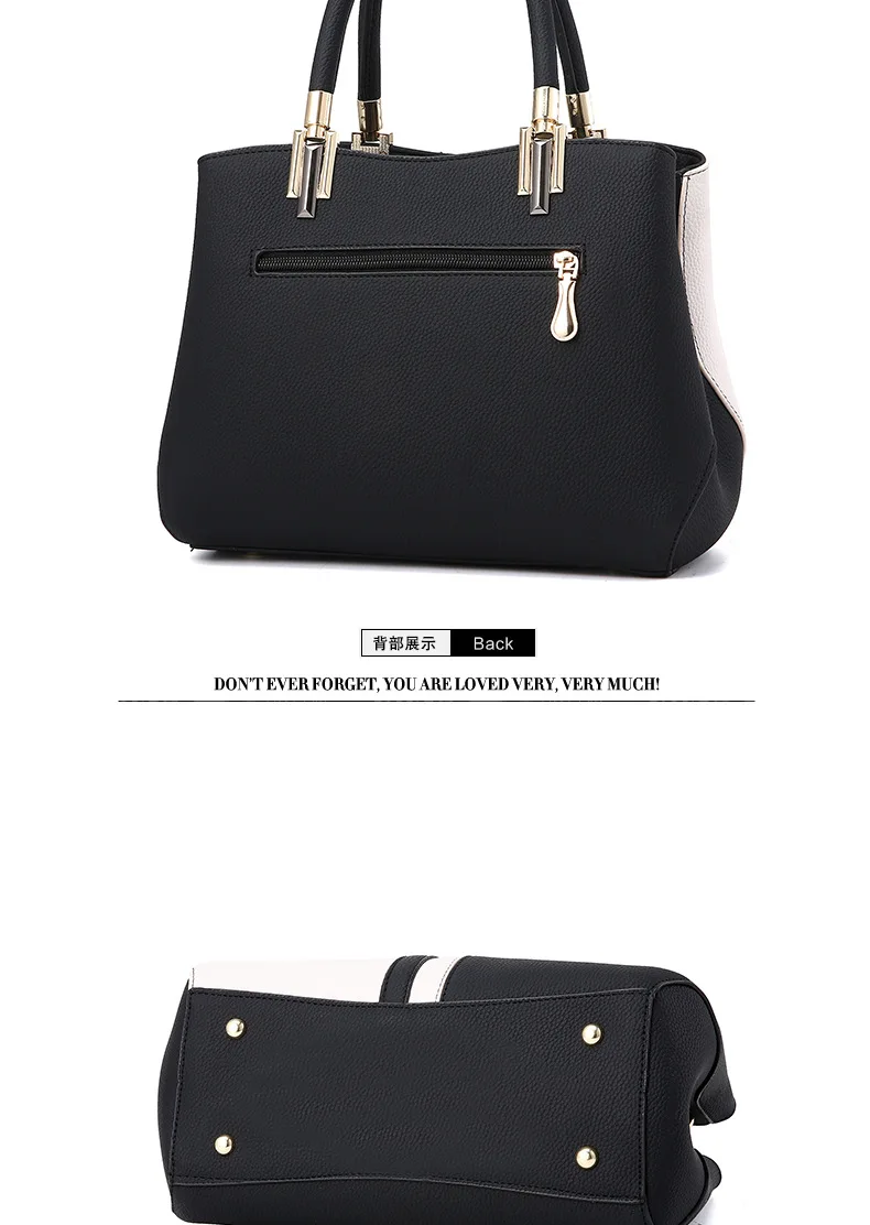 Hot Sale  Large Capacity Woman Handbag  Female Zipper Casual Shoulder Bags Lady  Leather Tote Crossbody Bag Women's Shoulder Bag