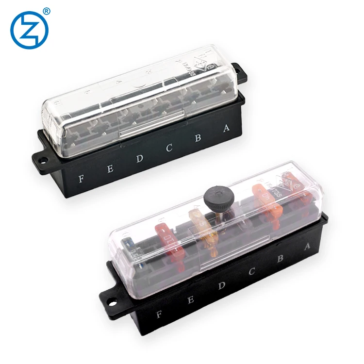 Automotive Fuse Holder Blade Fuse Block Multi Way Terminal Fuse Block with LED
