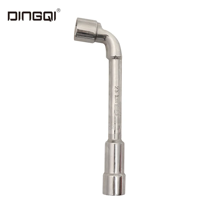 DingQi Professional Multi Size Tubular Angled Double Ended L Type Hex Socket Wrench Spanner  L Shaped Angled Hex Socket Wrench
