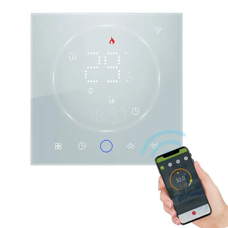 Smart Tuya WiFi Thermostat Voice Control 16A Digital Programmable LED Display Underfloor Heating Temperature Controller Digital