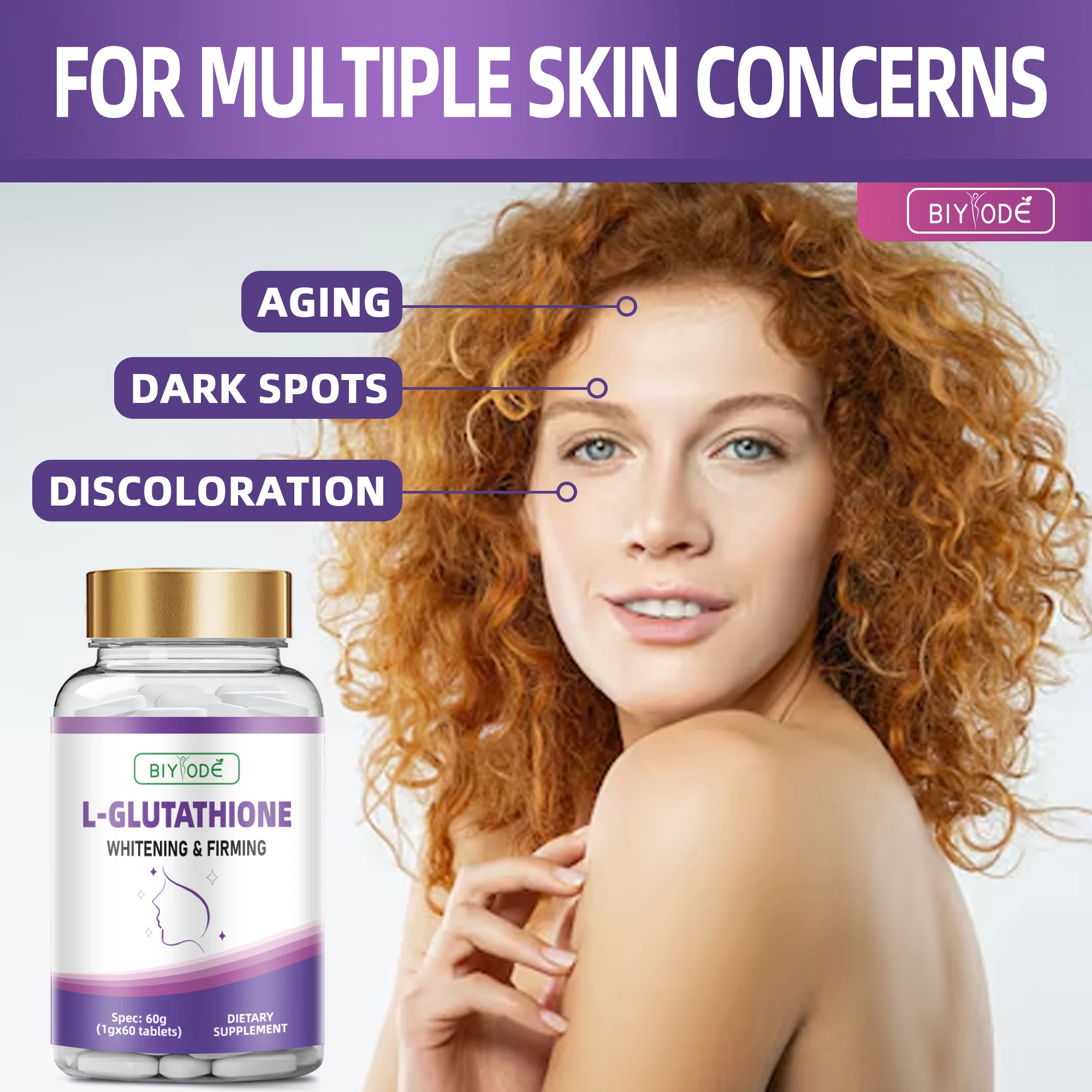 pink white glutathione OEM ODM Now Foods Skin Whitening Collagen Juice with Vitamin C Powder  Capsule for Men and L Glutathione 500mg
