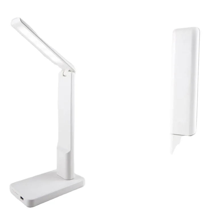 Rechargeable LED foldable student eye protection desk lamp three-speed dimming