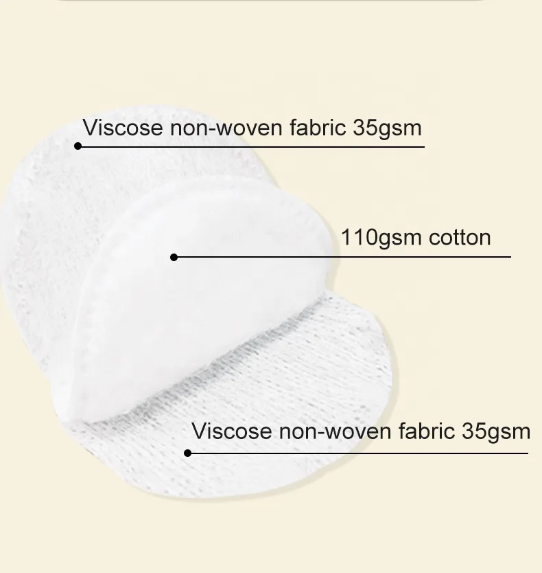 Natural Remover Make Up Cotton Face Pads 180g Cosmetic Round Cotton ...