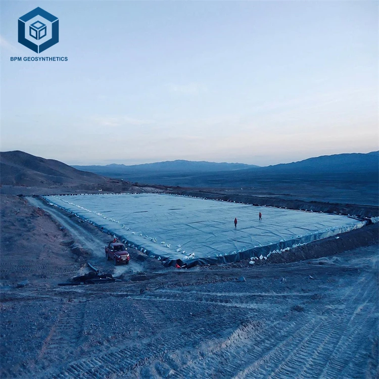 HDPE Geomembrane Pond Liner 1.5mm Waterproof Plastic for Mining in the Philippines Materials PVC EPDM Polyethylene LLDPE EVA PP