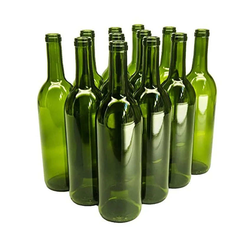 Wholesale Glass Bottle Manufacturer Custom Empty Crystal Glass Wine ...