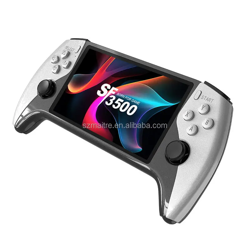 S SF3500 レトロ携帯ゲーム機 5インチIPS 64GB 20000タイトル内蔵 1.2