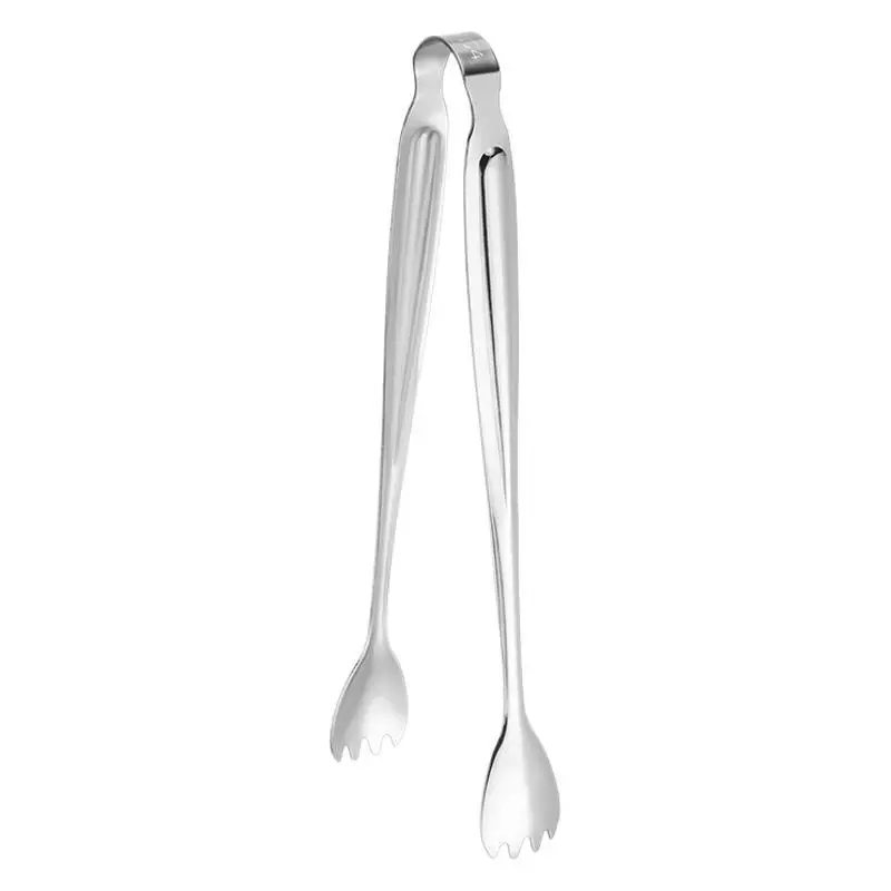 Customized Logo Wholesale 304 Stainless Steel BBQ Clips Kitchen Tongs Ice Accessories for Home Cooking Tongs supplier