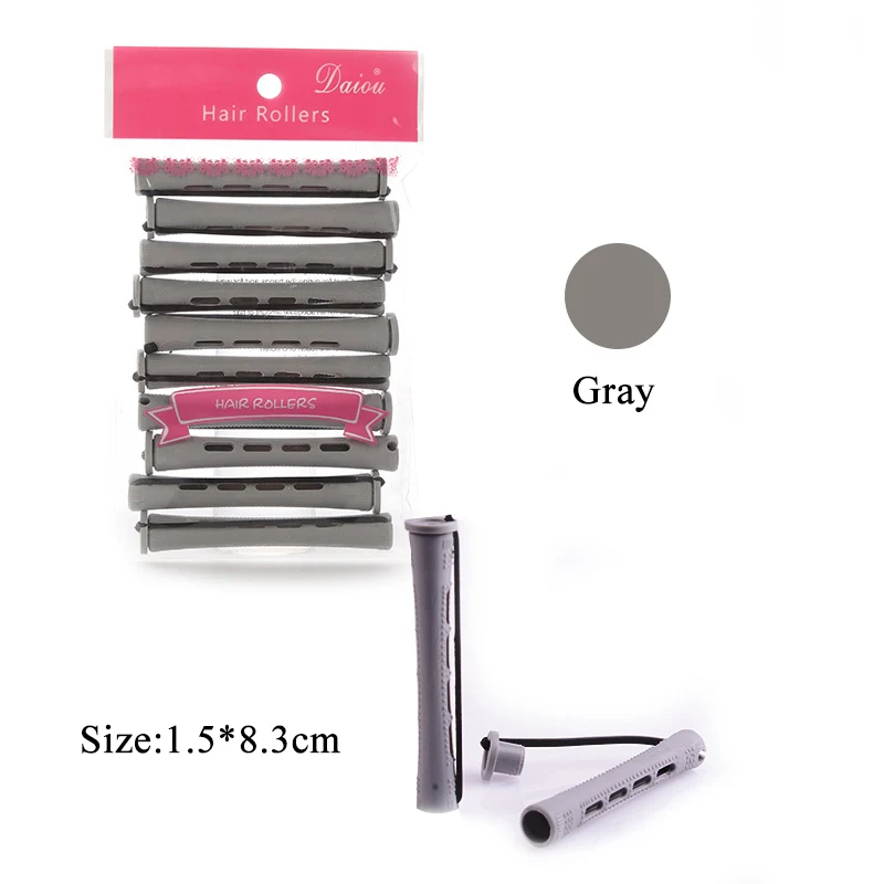Wholesale Custom Multi-Size Hair Perm Rods DIY Hairdressing Tools Plastic Hair Rollers Cold Wave Rods for Long Short Hair