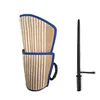 Conjunto de 2 piezas de protectores de brazos de yute con bordes azules