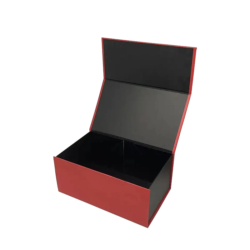 Custom Printing Logo Rigid Cardboard Luxury Flap Open Magnetic Clothing ...