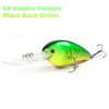 6# Golden Pattern Black Back Green