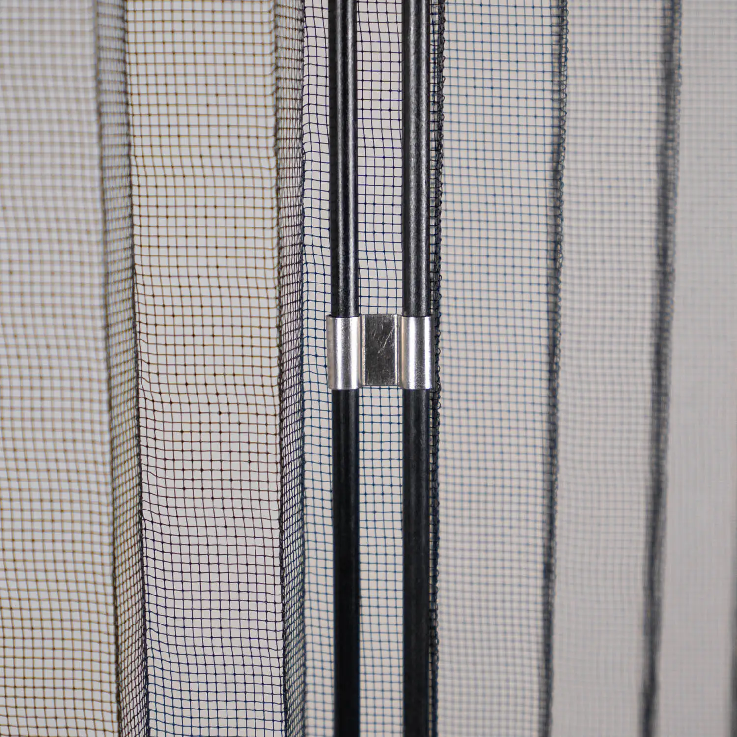 Windbreak Rod Pleated Mesh Folding Screen Door Trackless Sliding Moustiquaire Screen Window Moustiquaire Mosquito