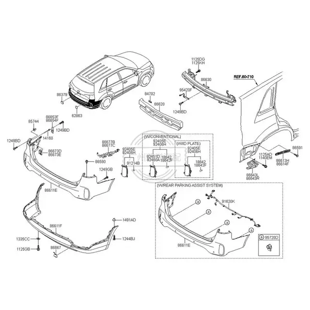 92406-2P85092405-2P850 rongyu Tail Light Brake Car Rear Fits for SORENTO II (XM) OEM -2P 92406-2P