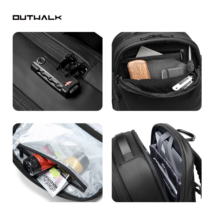 Quality Low Moq Vaccum Compression  Backpack Oem  Tsa Lock Waterproof  Travel Other Large Volume Backpack