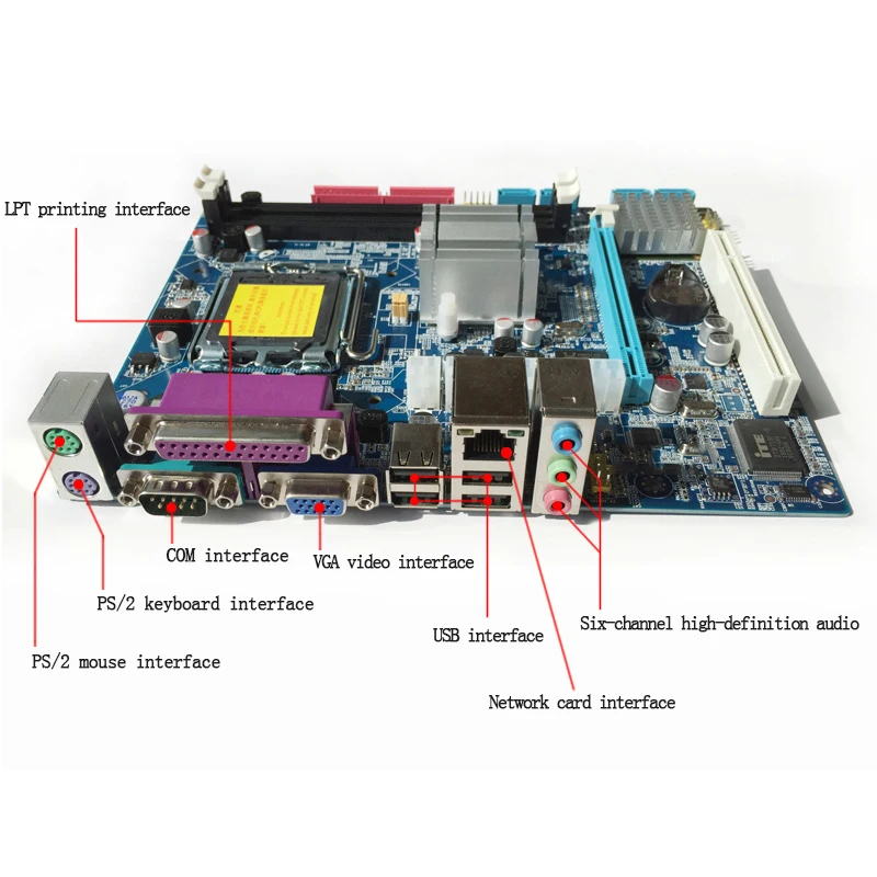 Hot Sale Dual Socket Motherboard 775 Ddr3 G41 in Stock