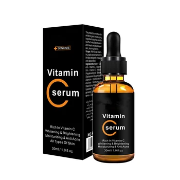 ODM/OEM  Label Anti-Aging Facial Care Skin Whitening Brightening Naturals Organic Vitamin C Serum For Face