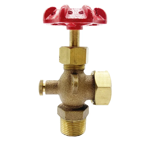 Green Valve High Quality Control Angle Needle Valve China Manufacture Water Flow Control Level Gauge Valve for Tube