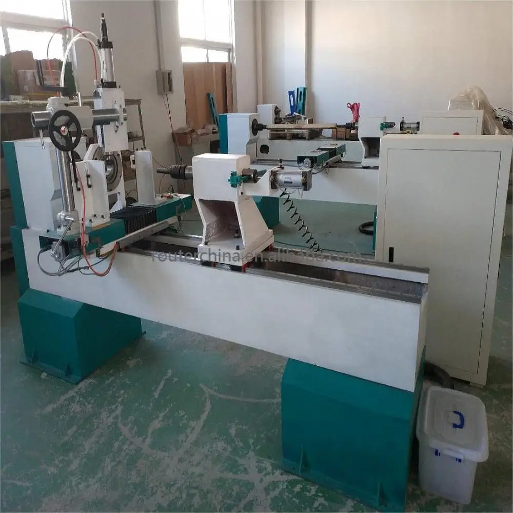 Automatic CNC Wood Lathe for Railing for Wood Working and Turning