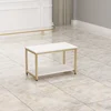 Tableau blanc avec cadre doré, dimensions : longueur 80, largeur 40, hauteur 50.