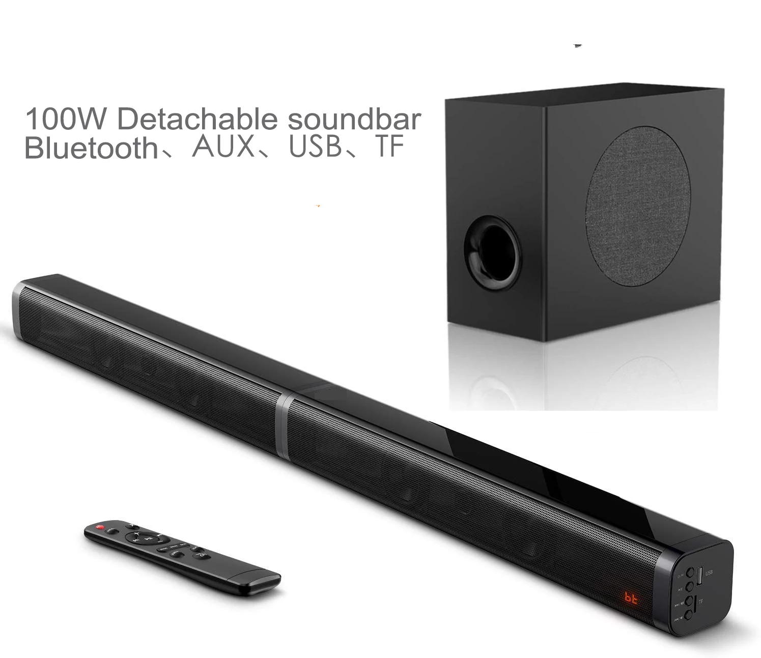 TV Sound Ba Sound Ba Fo Speake Smat TV Sound Bas 80W