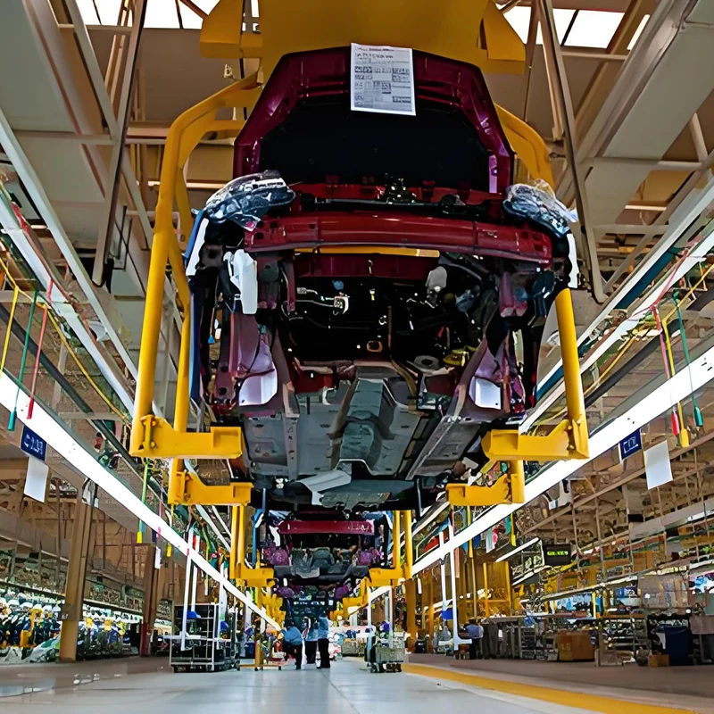 Car Parts Assembly Line with Flexibility to Meet Multi-Model Production Needs
