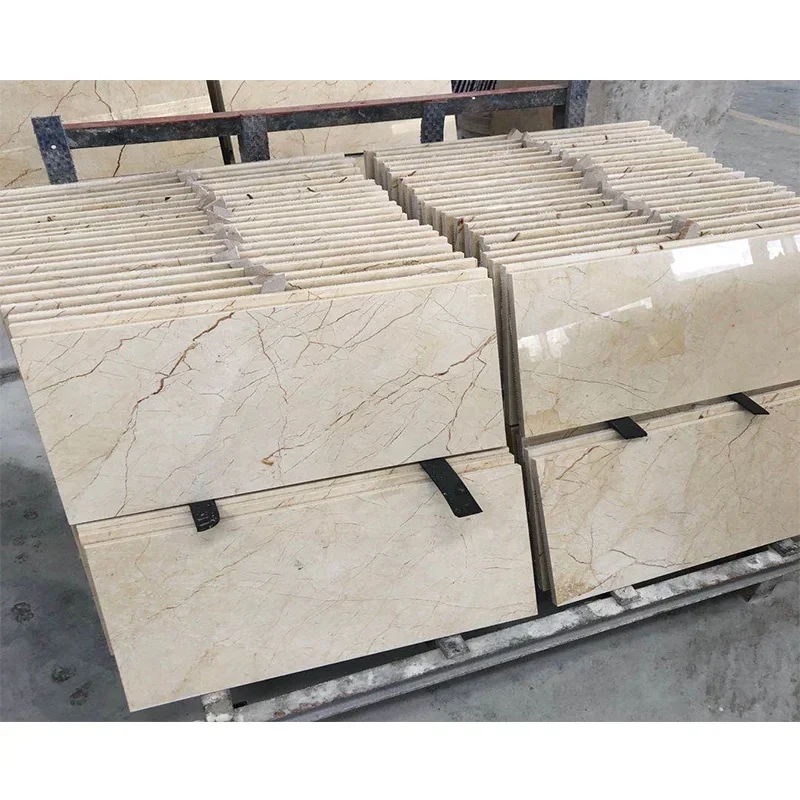 建材 床タイル 石 ソフィテルゴールドマーブル ソフィアベージュマーブル価格 マレーシア 600*300mm パイヤストーン ポリッシュカルサイト