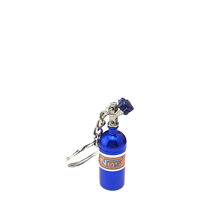 Turbo NOS Nitrous Oxide Bottle 2024 Key Chain Keychain Key Ring Stash Pill Box Storage Key Chain Auto Car Interior Accessories