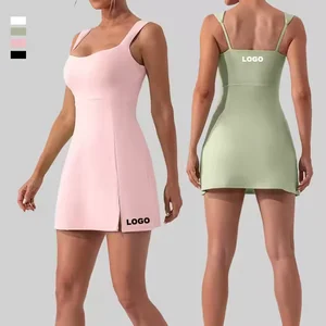 Bnice Women Tennis Skirt Golf Sports Skirt Sleeveless Breathable Quick Dry Female Athletic Skirt Activewear Dress Sets