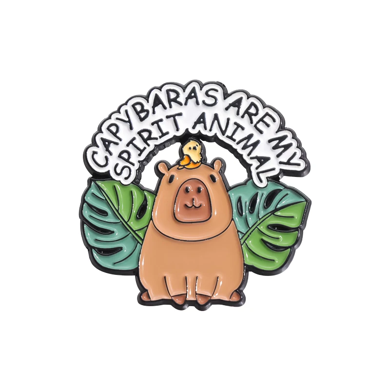Grappige Capybara Eet Gras in De Bijlage Bij De Dierentuin Capybara is