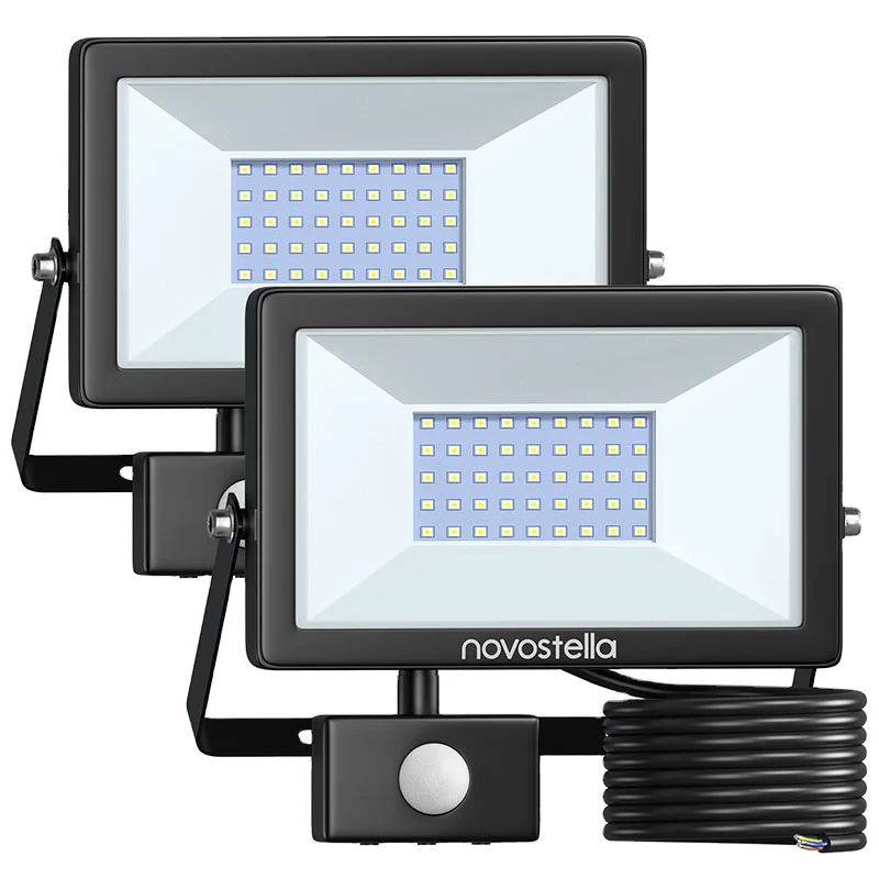 LED Floodlight PIR Motion Sensor Waterproof Outdoor Security Spotlight Lamp UK 