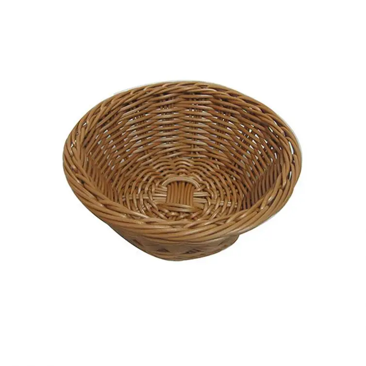 Новый дизайн дешевые многофункциональные фруктовые декоративные корзины из ротанга Индонезия
