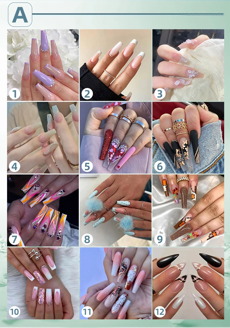 Nails Wear Armor Nail Patch Press Manicure Tablets Artificial