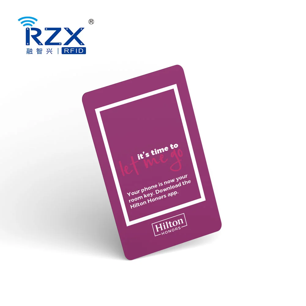 Customizable PVC Printed Plastic Smart Card Magnetic Stripe Key Card for Hotel