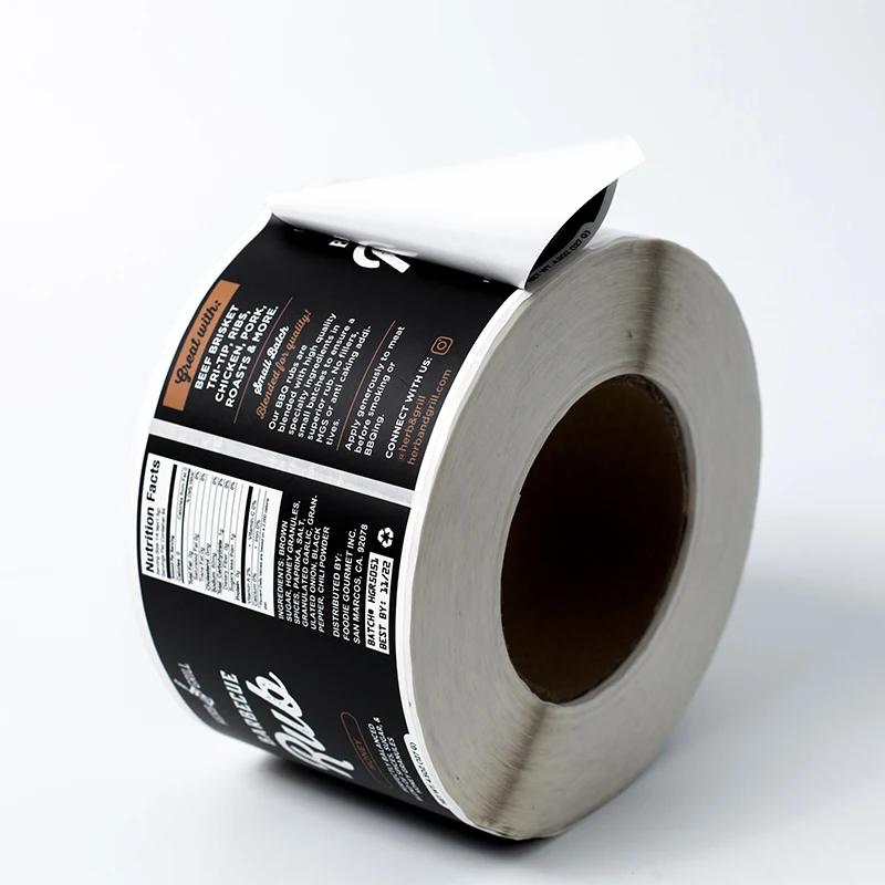 Custom Waterproof Labels Digital Printing Vinyl Stickers Labels for Honey Jars , Private Bee Honey Jar Label Sticker