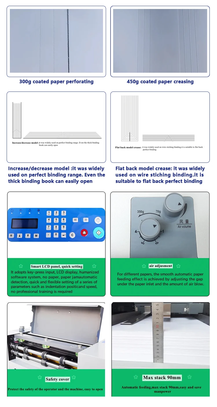 NC350A Digital Paper Creaser Creasing and Perforating Machine| Alibaba.com