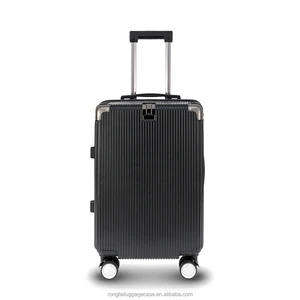 Unisex White ABS + PC 3-Piece Expandable Hardside Luggage Set Light-Weight Spinner Wheel Rolling Trolley Case for Men Cartoon