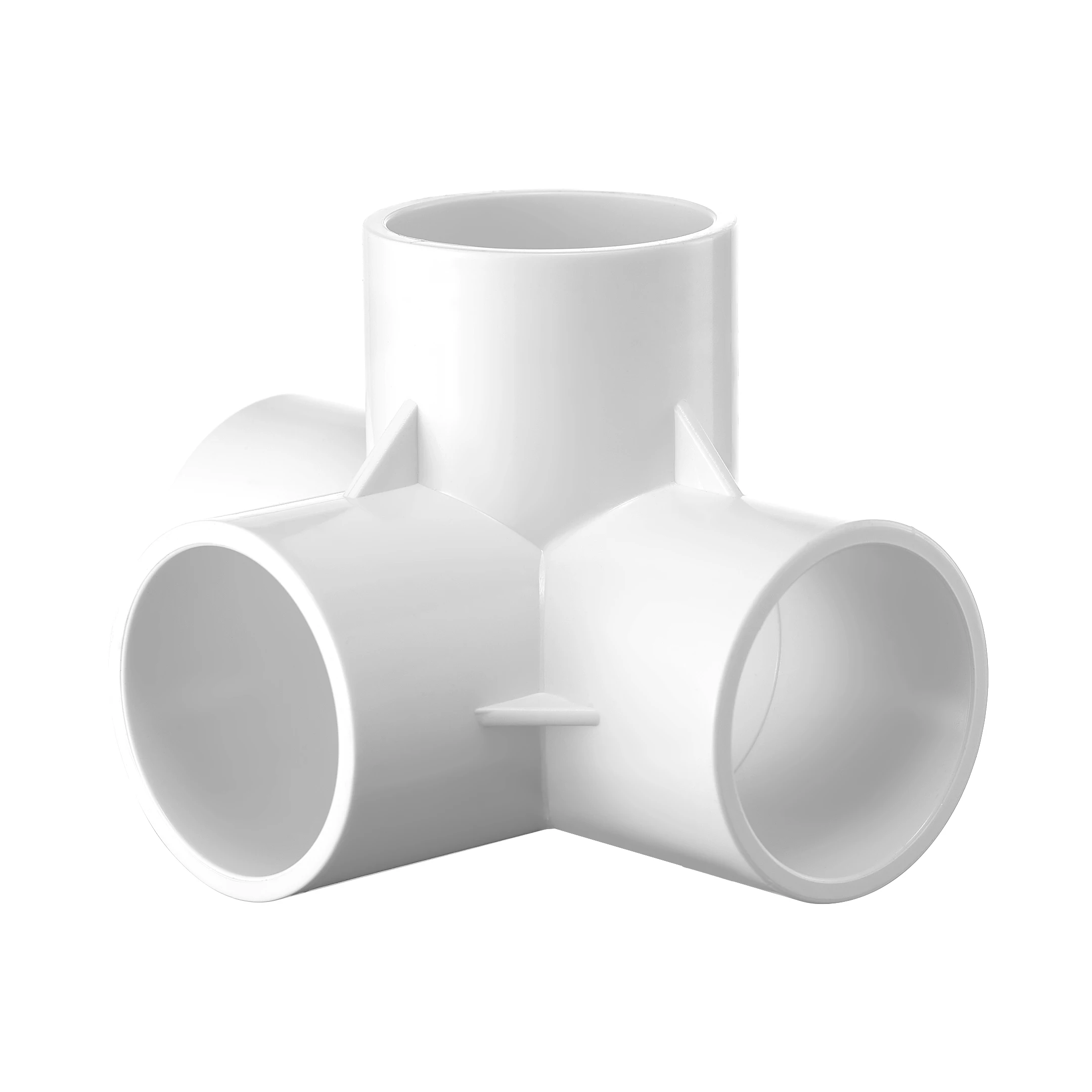High Quality Din Ansi Sch40 Pvc Pipe Fittings White Color For Water